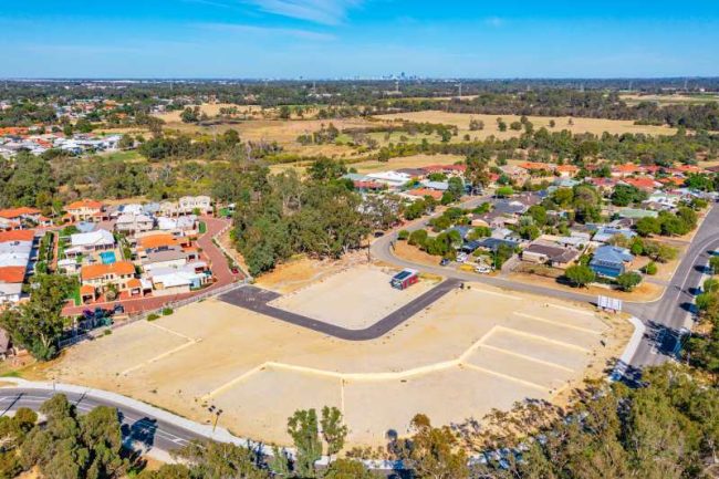 Vidorra estate aerial view