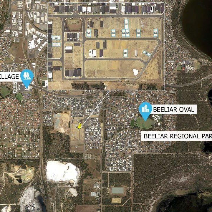 Beeliar Gardens, Aerial map of WA Land for sale