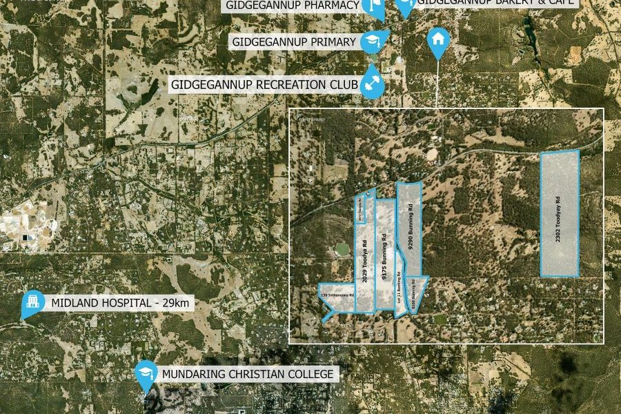 EPS Gidgegannup Location Map