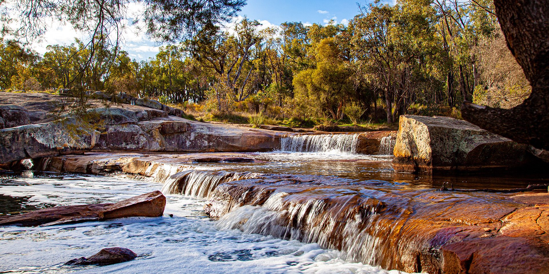 Water,Fall,At,Noble,Falls,Gidgegannup,Western,Australia.,Great,Tourist