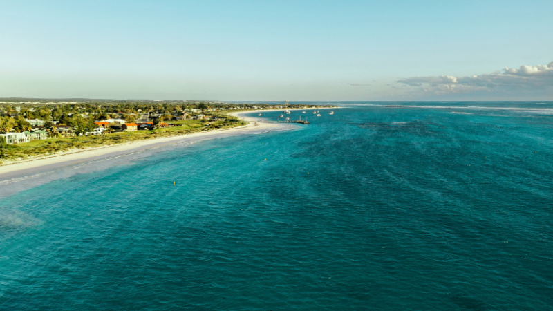 Coastal town of Lancelin, WA